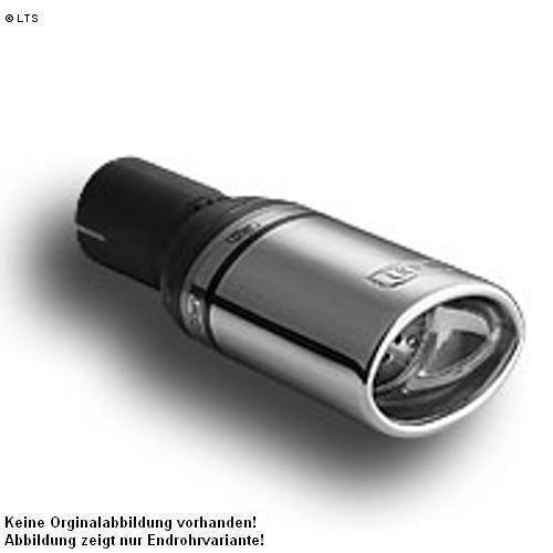 Ulter sportauspuff 95x65mm - 1,