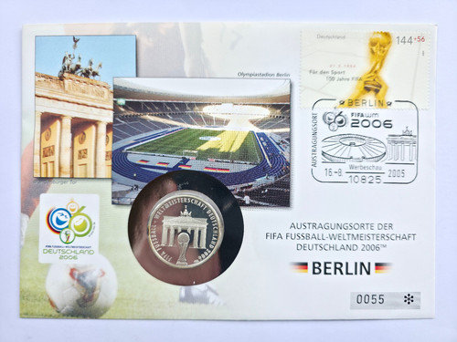 Numisbrief medaille fifa - medaille,