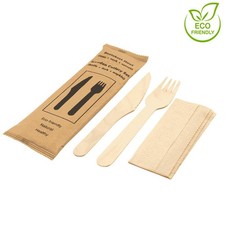 Besteck Set Holz-Messer