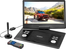 Reflexion DVD1424 tragbarer DVD-Player 14'' DVB-T2 HD/Mirco SD/PVR USB/Gamepad