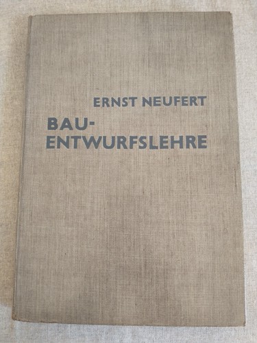 Bauentwurfslehre von ernst - bauentwurfslehre,