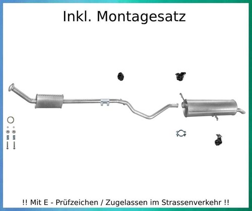 Auspuffanlage für peugeot - auspuffanlage, 307