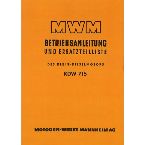 Mwm dieselmotor kdw 715 - dieselmotor,