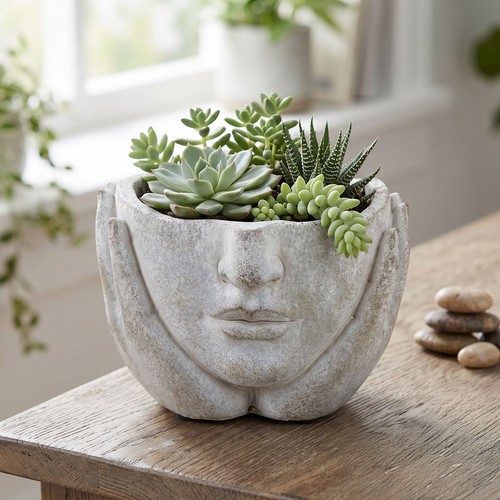 Blumentopf gesicht pflanztopf - blumentopf,