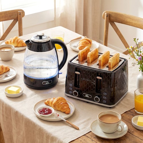 Wasserkocher und toaster set - wasserkocher-,