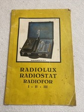 Der Hochfrequenz Apparat Radiolux Radiostat ca  1926 Strahlenapparat Heft 24 S.