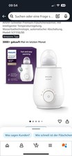 Philips Avent Premium Flaschenwärmer Temperaturregelung Wasserbadtechnologie
