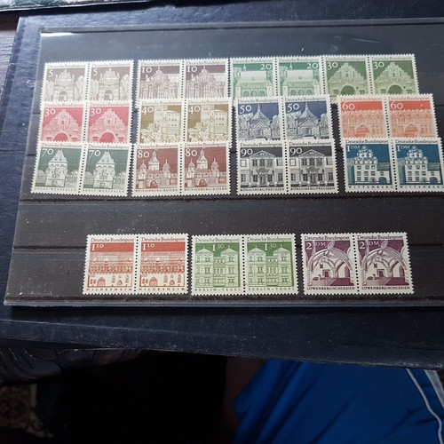 Brd 489 503 waagerechte paare - 489-503,
