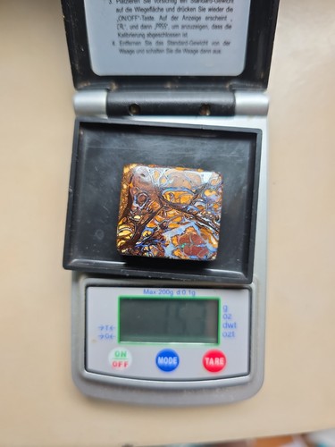 Boulder opal gramm 76 - 15,3, gramm-