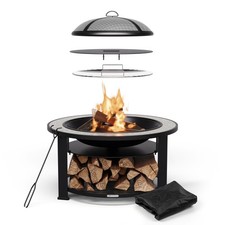 Feuerschale Grill 80 cm 3-in-1