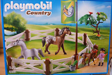 Playmobil Country 6931 Pferdekoppel Reiterhof komplett mit Anleitung in OVP