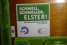Alter Aufkleber Politik Steuern Finanzamt Steuererklärung ELSTER