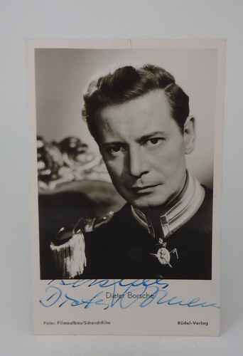 Autogramm schauspieler dieter - autogramm,