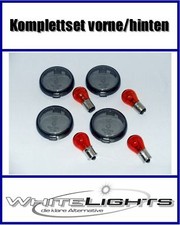Schwarze Blinker Gläser