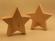 Handgefertigter Holzstern
