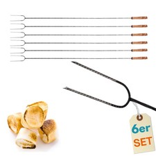 6er set grillspieß lagerfeuer - 6er,