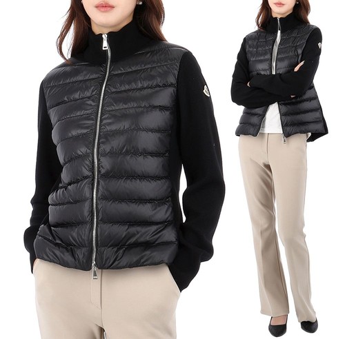 Moncler mix jacke - mit, logo