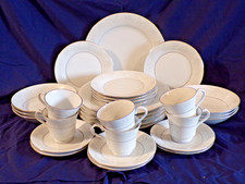 White China Dinnerware Set  by
