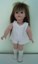 Wernicke Puppe K&W König & Wernicke Schlafaugen Puppen 46 cm original Kleidung