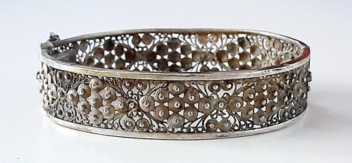 Silber armreif jugendstil - silber,