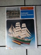 Schreiber Modellbaubogen -1:200 , -top. - "Großsegler Rickmer " Schiffsbausätze