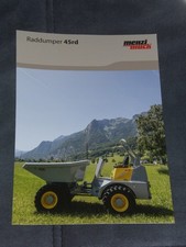 MENZI MUCK Raddumper 45rd Prospekt von 01/2025 ( b 328 )