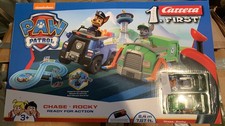 Carrera FIRST PAW PATROL - On the Track Rennbahn Komplettset Chase u Rocky OVP