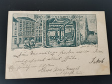 alte Ansichtskarte Landshut Kafe und Weinrestaurant Fischer von 1897