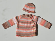 Schlüttli - Baby Erstlingsset - Jäckchen & Mütze - handgestrickt - Newborn