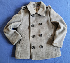 Scotch Shrunk Cabanjacke, Winterjacke Jacke 116 grau Wolle Jacke Mantel Kaban