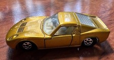 Matchbox SF Nr. 33A Lamborghini Miura metallic gold dünne Räder top