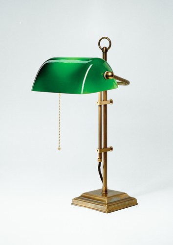Berliner messinglampen bankers - messinglampen,