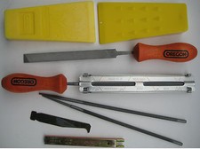 OREGON Sägeketten-Schärfsatz  + Feile mit Lehre 5,5 mm + Flachfeile + Fällkeil