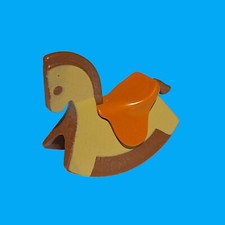 Playmobil - Kinderzimmer - Schaukelpferd - braun / hellbraun