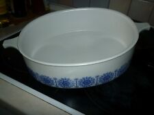 Auflaufform-Braten-Backen-Ceraflamm feuerfest von THOMAS - blaue Kante  28x21 cm