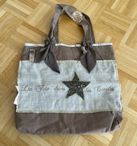 Große shabby chic - tasche, /