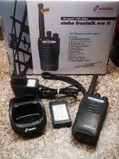 stabo freetalk eco 2 PMR Handfunkgerät(defekt) AKKU LADESCHALE NETZTEIL 