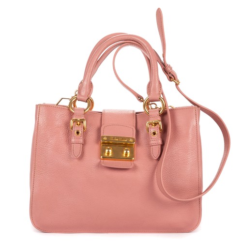 Miu pushlock tote - miu,