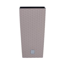 Blumenkübel Blumentopf Übertopf Rattan Optik Pflanzkübel mit Einsatz wählbar