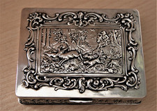 Schatulle Dose Silber 800