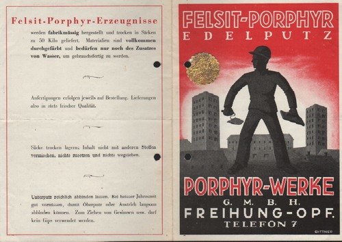 Freihung opf prospekt 1950 - freihung-opf.,,
