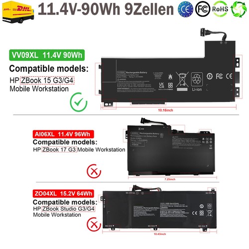 Neu vv09xl akku für - vv09xl,