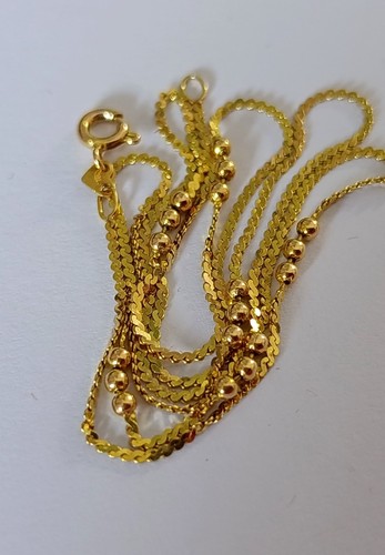 Halskette gelbgold 14k 585 - halskette,