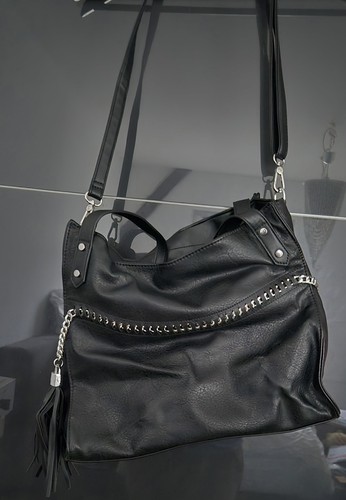 Damen schultertasche schwarz - schultertasche,