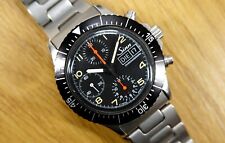 SINN 256 Military Chronograph 38,5 mm Automatik ETA7750 Tritium Stahlband BOX