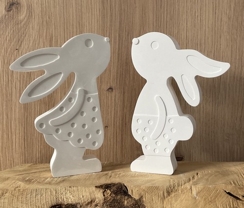 Deko figuren set - figuren-set, hasenpaar