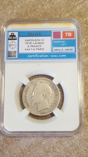 Silber francs 1867 a - 2, 1867-a