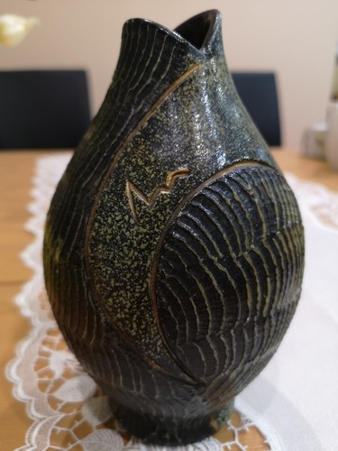 Studio keramik vase signiert - studio,