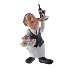 Kellner Lustige Figur Funny