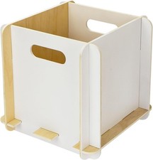 HMF Aufbewahrungsbox aus Holz zum Zusammenstecken passend für Bücherregale 